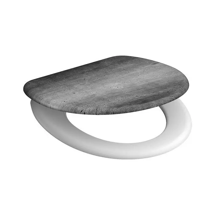 Eisl Sanitär WC prkénko Duroplast Soft Close Industrial Grey 82155
