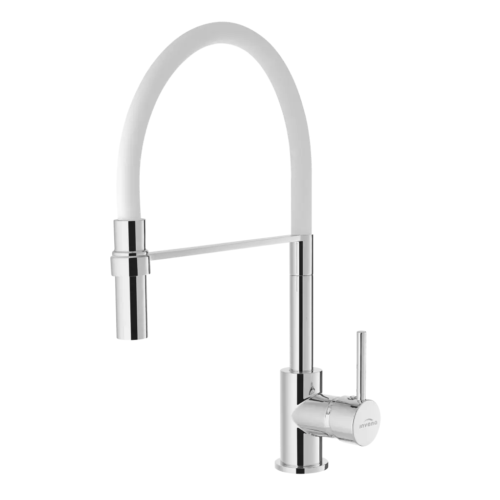 INVENA Dřezová baterie CHAMELEON, bílá BZ-29-L02-C