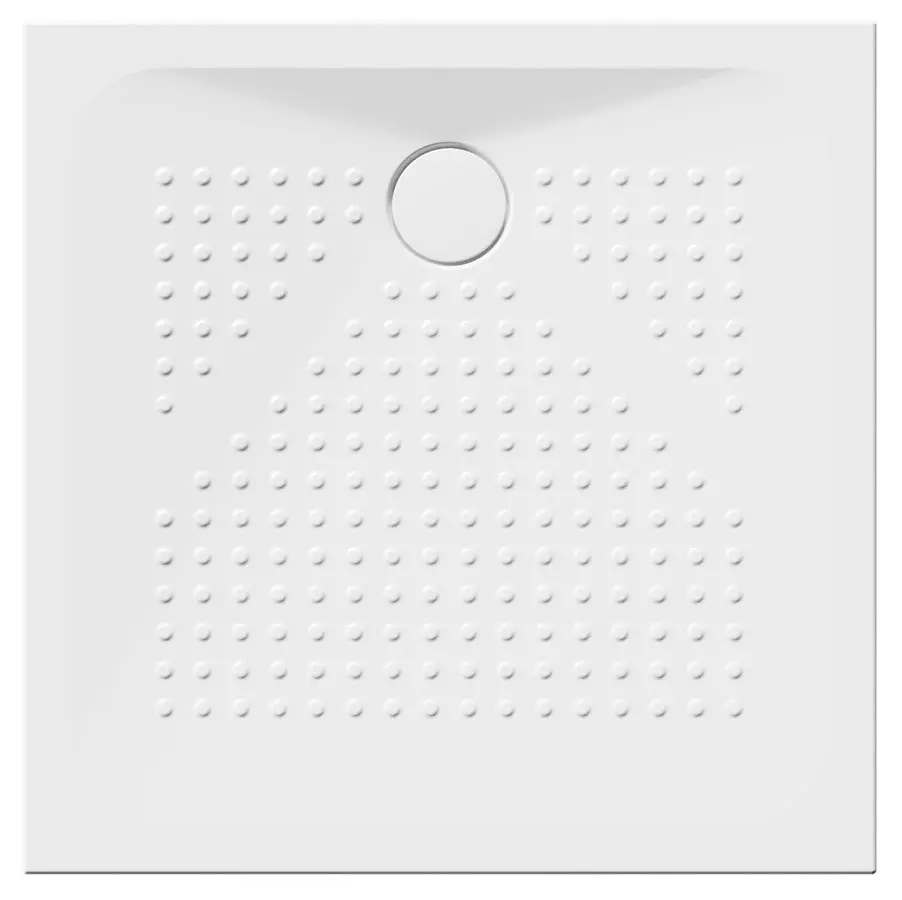 GSI Keramická sprchová vanička, čtverec 90x90x4cm, bílá ExtraGlaze 47090911