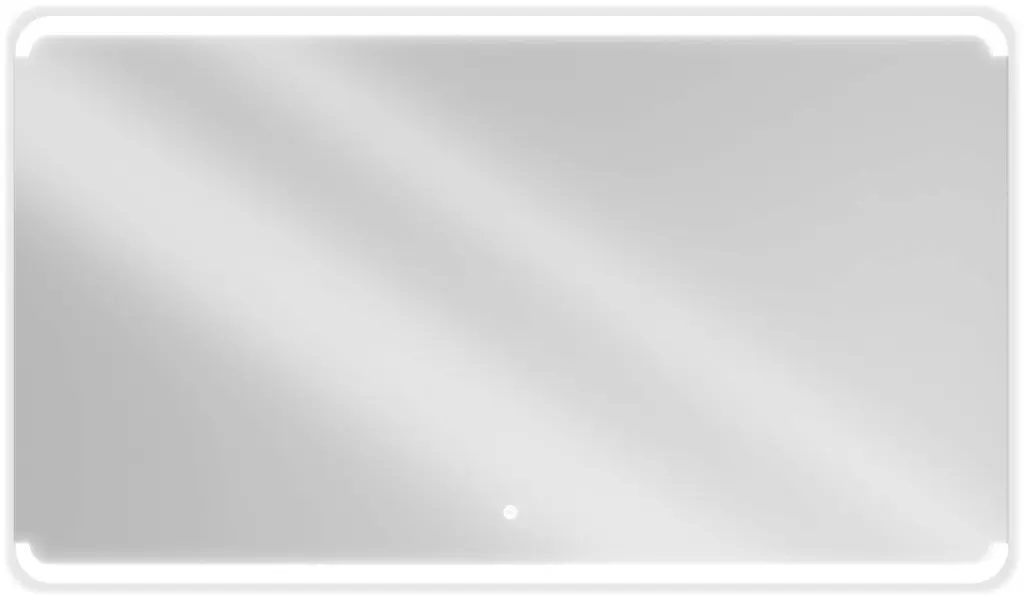 MEXEN - Nida zrcadlo s osvětlením 140 x 80, LED 600 9806-140-080-611-00