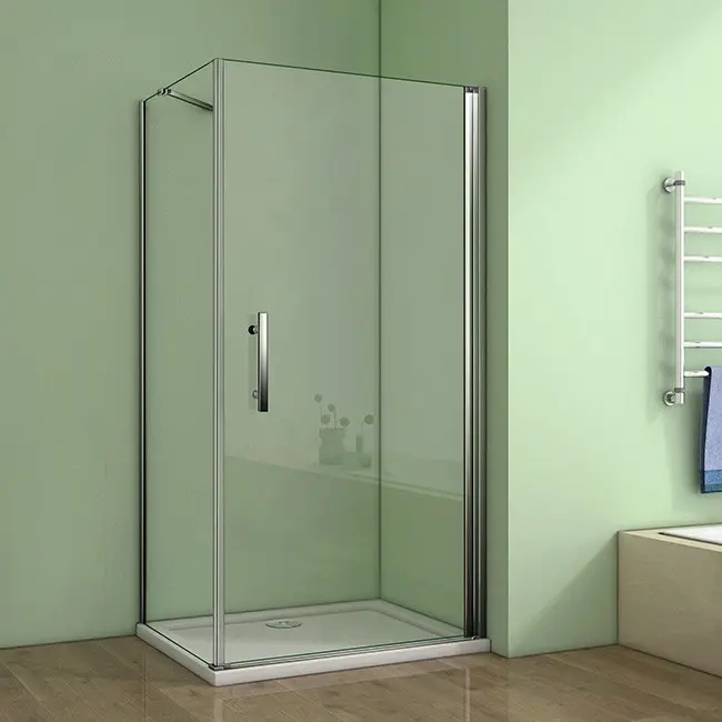 Sprchový kout MELODY D1 76x76 s jednokřídlými dveřmi včetně sprchové vaničky z litého mramoru