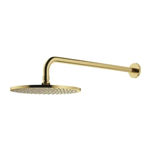 OMNIRES Slimline - Hlavová sprcha, průměr 25 cm, kartáčovaná mosaz WGSET1BSB