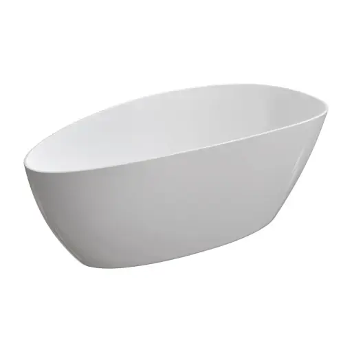 OMNIRES BARCELONA M+ volně stojící vana, 170 x 77 cm, bílý lesk BARCELONAXLBP