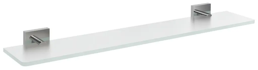 Sapho X-SQUARE - Polička, délka 70 cm, mléčné sklo/chrom XQ009-06