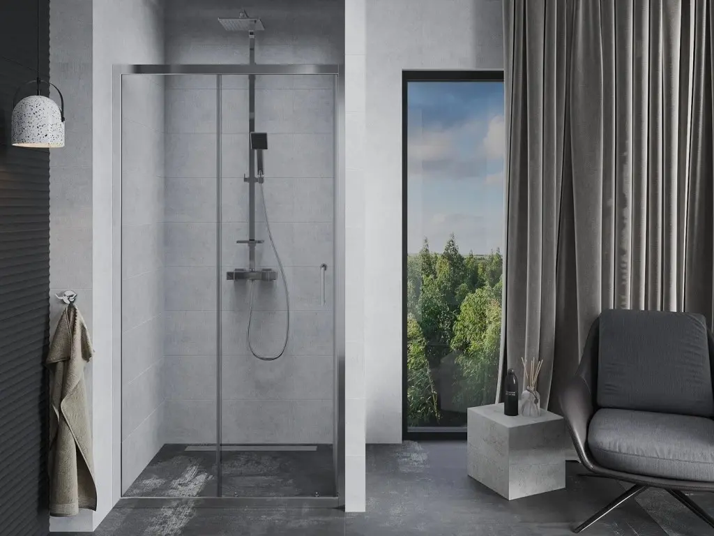 OLSEN SPA Sprchové dveře do niky TREOS Barva rámu Hliník leštěný, Rozměr A 130, Směr zavírání Univerzální Levé / Pravé, Výplň Čiré bezpečnostní sklo 6 mm OLBENW102713CC