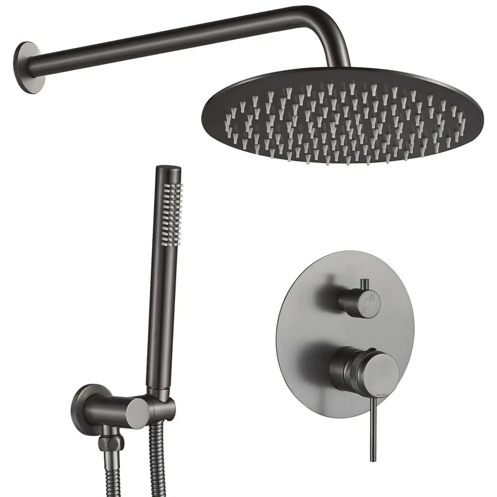 Sprchový set podomítkový Rea Lungo Grip titan + BOX
