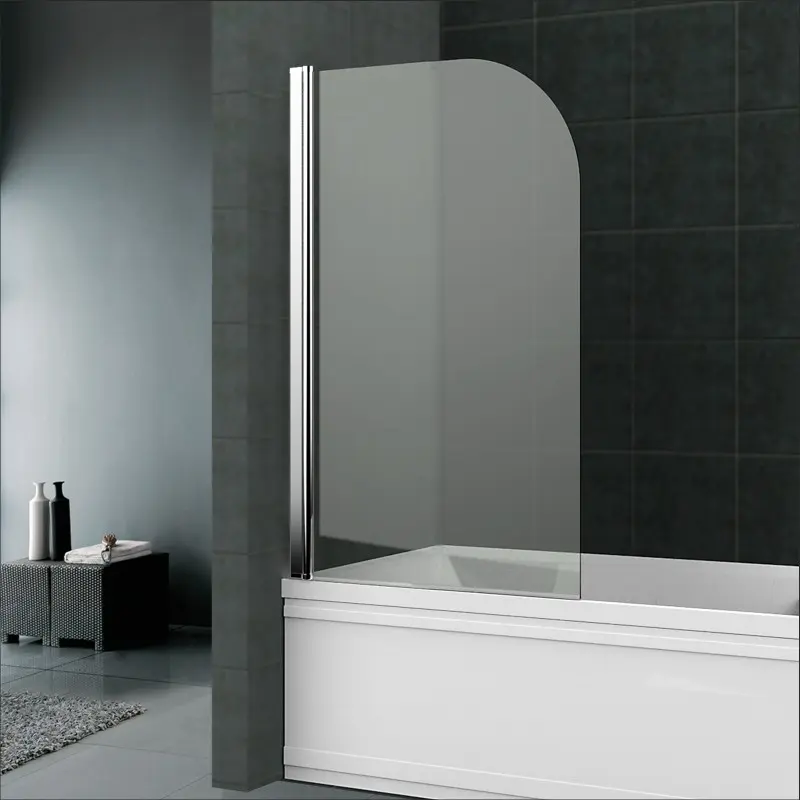Mereo - Vanová zástěna 75x145 cm, chrom/čiré sklo CK70121K