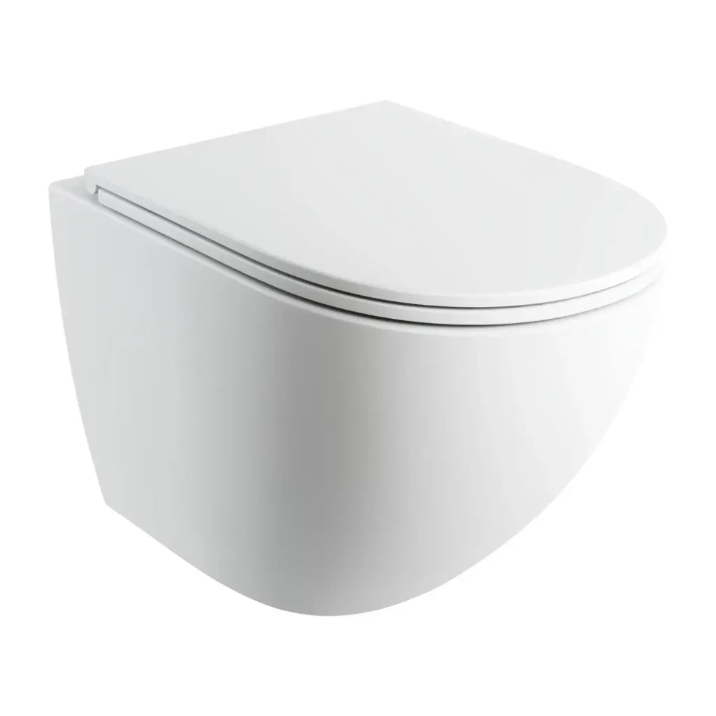 OMNIRES OTTAWA COMFORT Závěsná mísa SILENT POWER™ sedátko SOFT, 54 x 37 cm, bílé matná OTTAWACSPMWBM