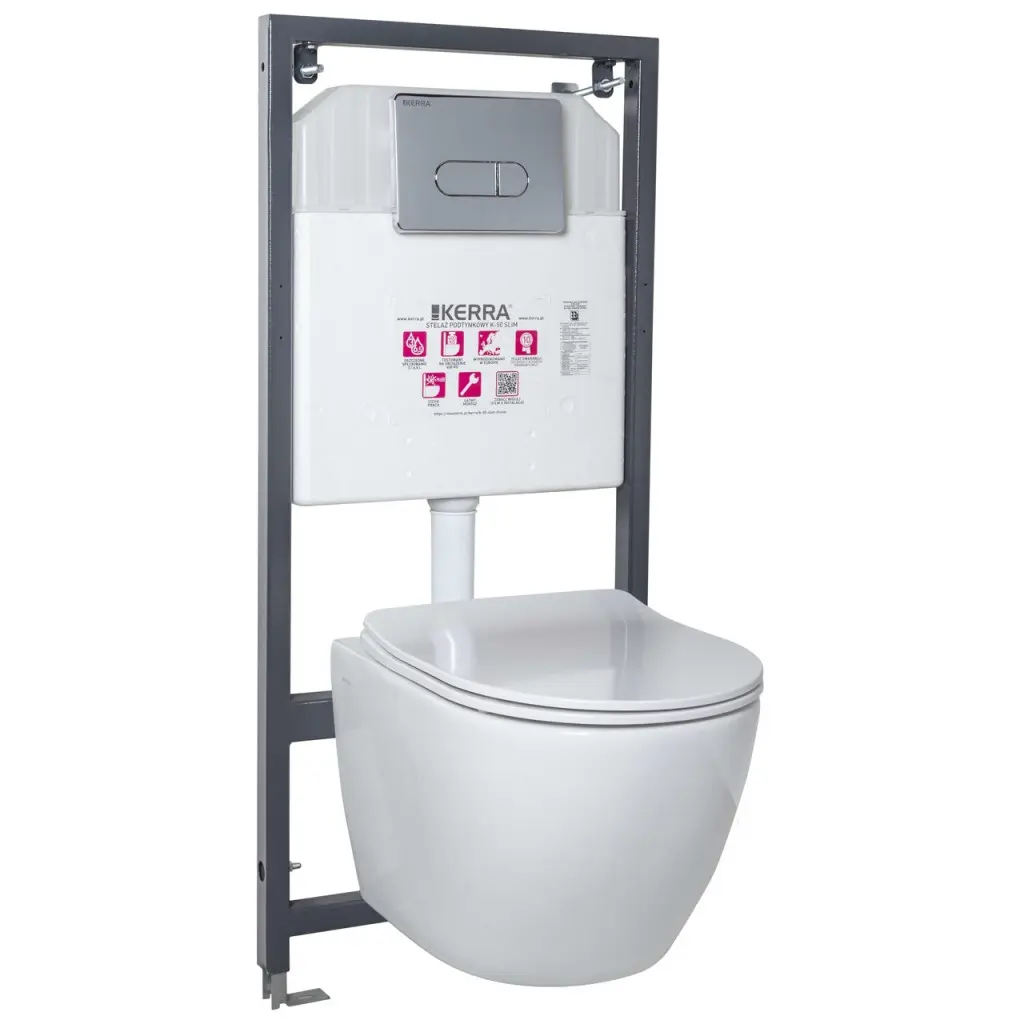 KERRA Instalační set WC Delos/Pacific CHR 5907548115850