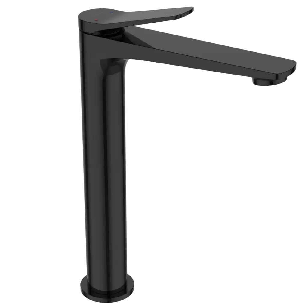 INVENA Umyvadlová vysoká baterie Alonia Trend, černý lesk BU-70-W04-V