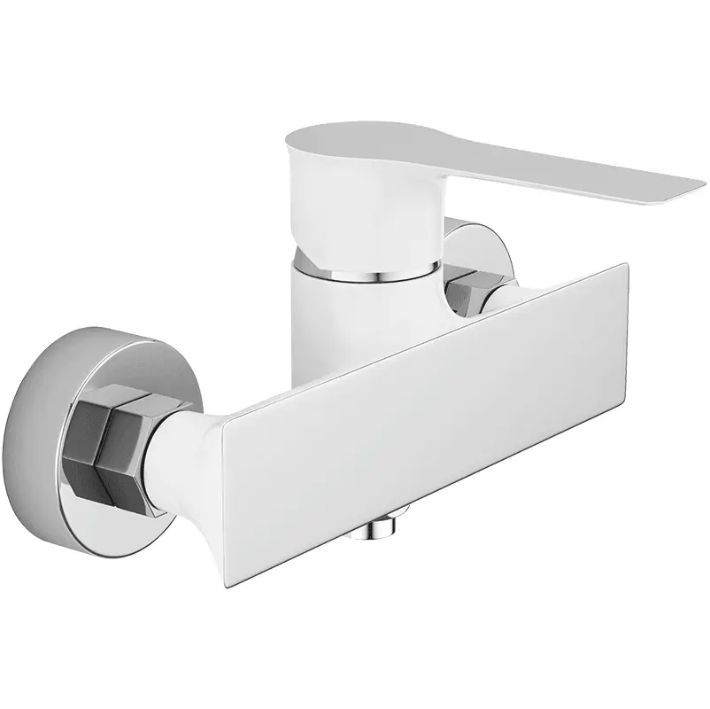 Laveo Sprchová baterie Raila - BLL_640D, bílá mat/chrom