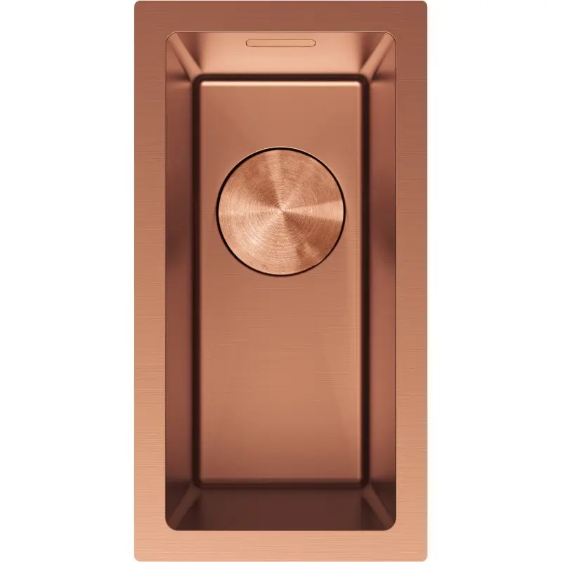 MEXEN Trixo ocelový dřez 1-bowl 230 x 440 mm, měď 6411221000-65