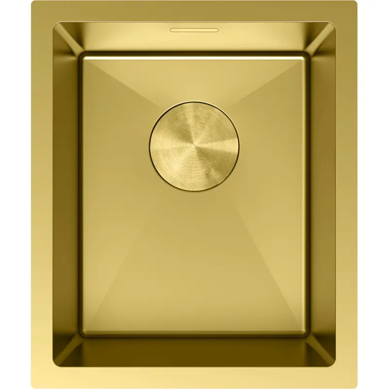 MEXEN Trixo ocelový dřez 1-bowl 370 x 440 mm, zlatá 6412371000-55