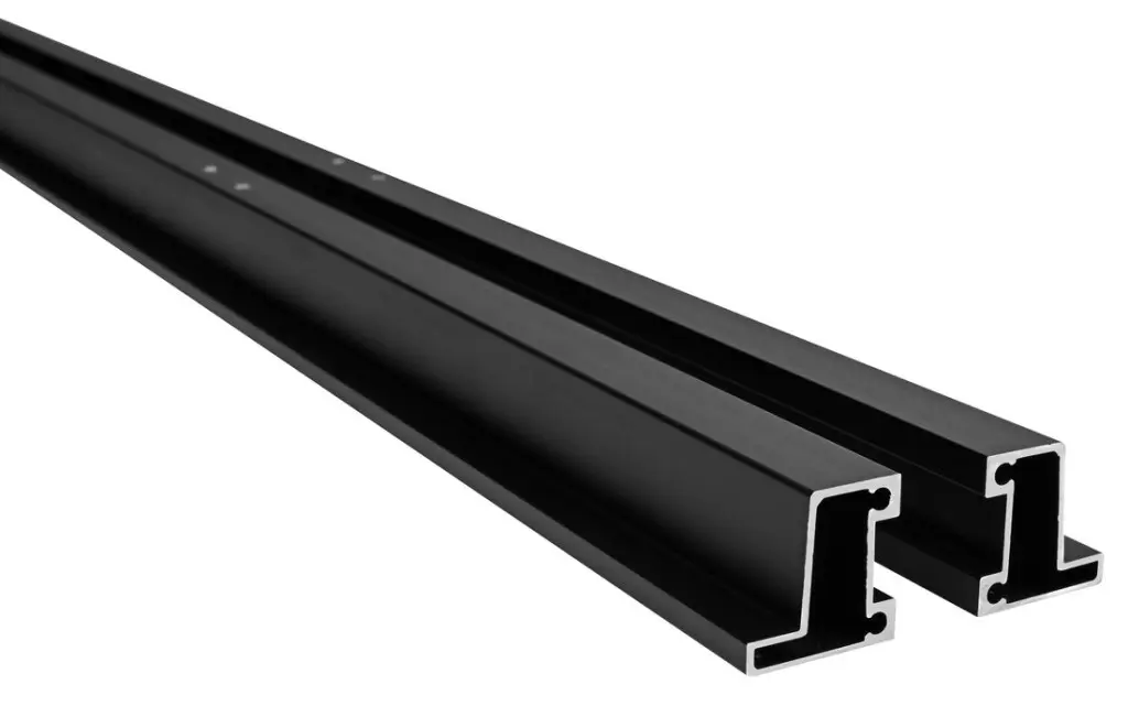 POLYSAN EASY BLACK set vodorovných nastavovacích profilů pivotových dveří 1900 ND549B