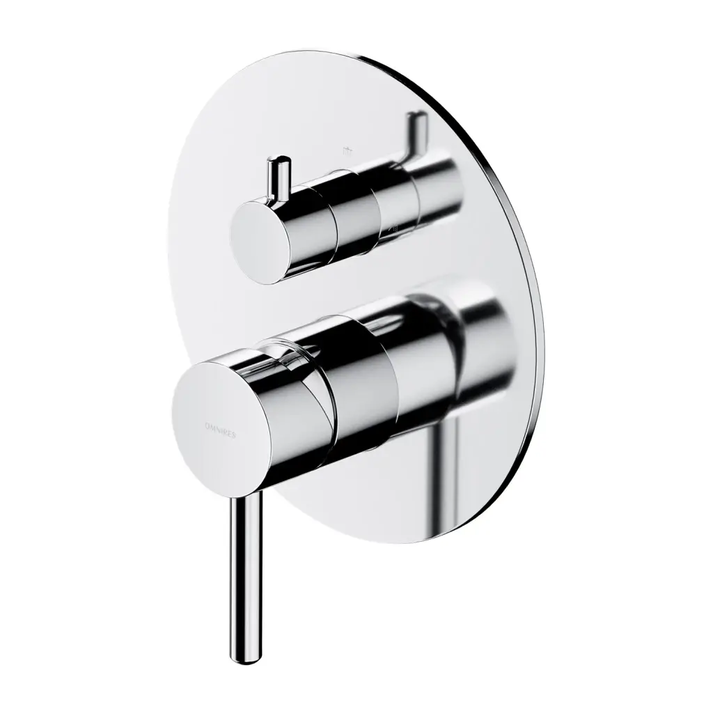 OMNIRES Y - Baterie pod omítku, pro 2 spotřebiče, chrom Y1247ROCR