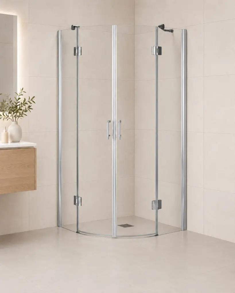 OLSEN SPA Čtvrtkruhový sprchový kout VIVEIRO NEW OLBVIVP90CCBV