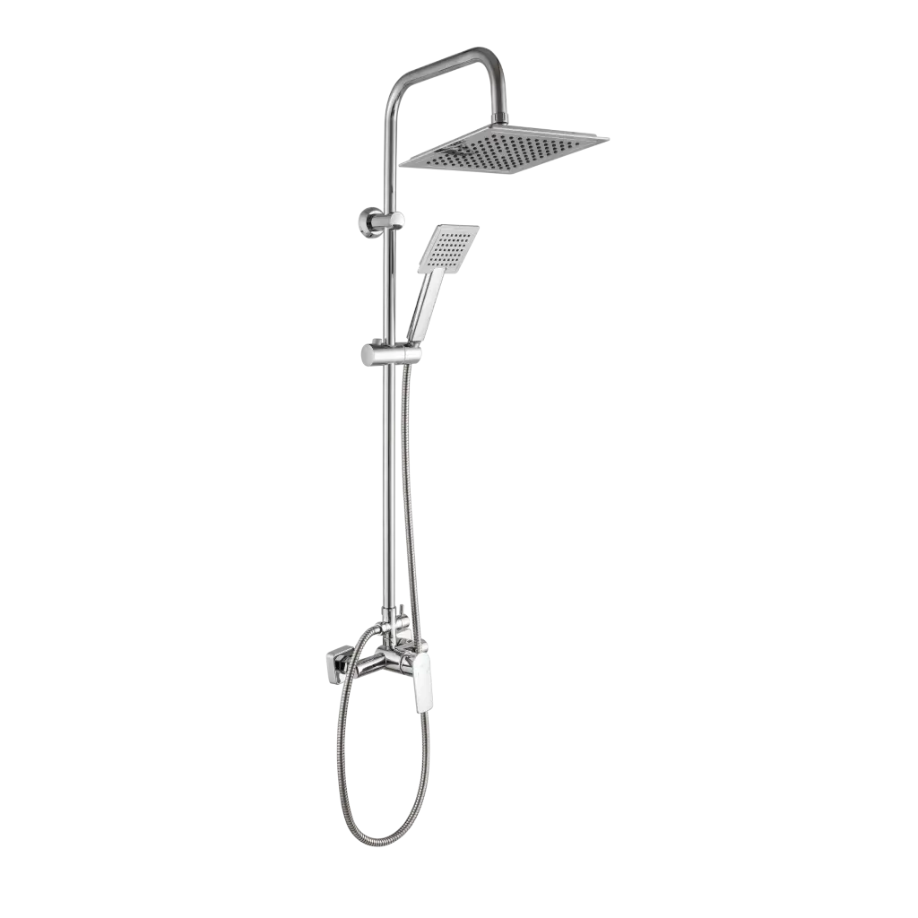 INVENA Sprchový sloup s baterií Stelona, chrom AU-34-B01-Q