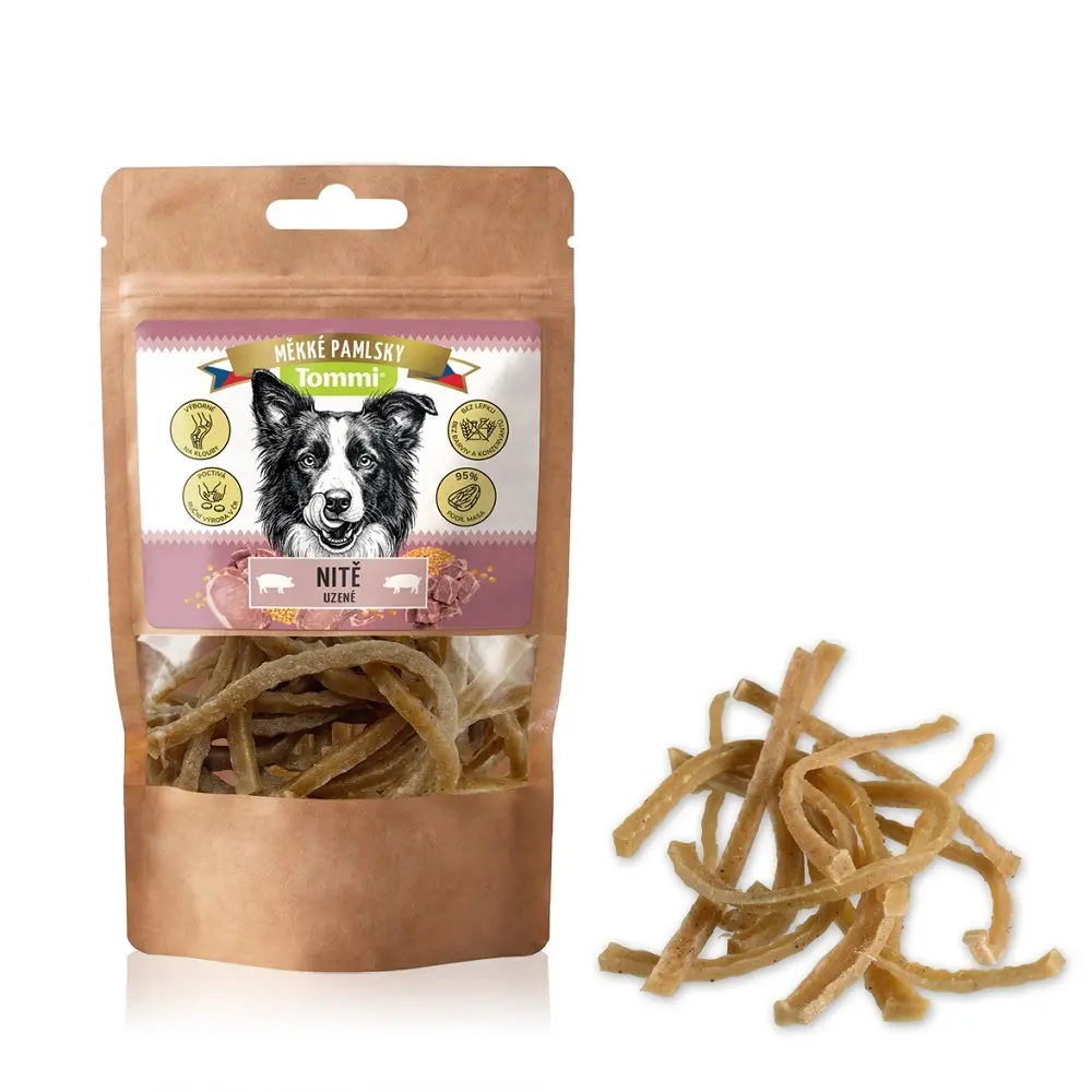 Tommi Uzené nitě pro psy, 100 g