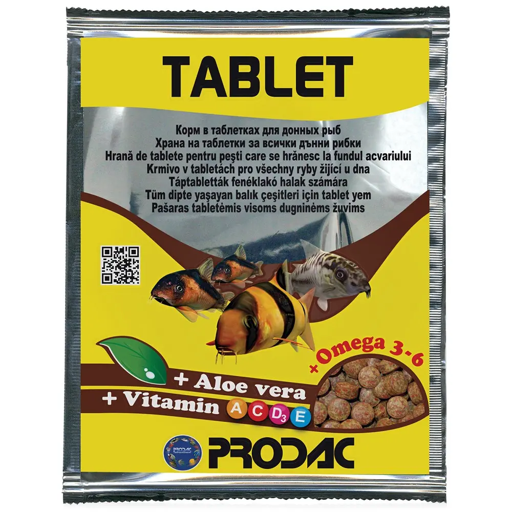 Krmivo pro ryby Prodac Tablet 12g