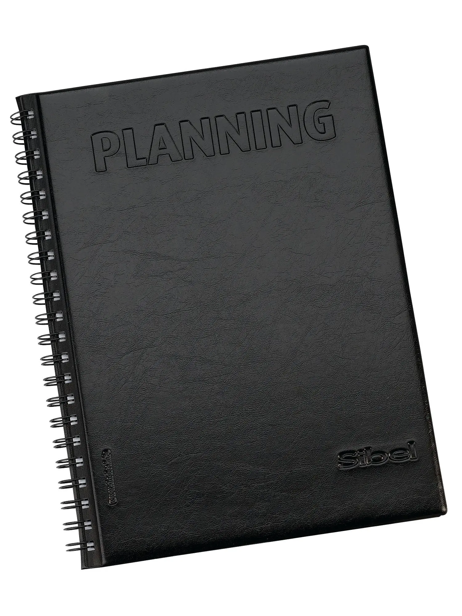 Sibel Stationary Appointment Book W/4 Columns - spirálový diář s pevnou vazbou, černý (4421250)