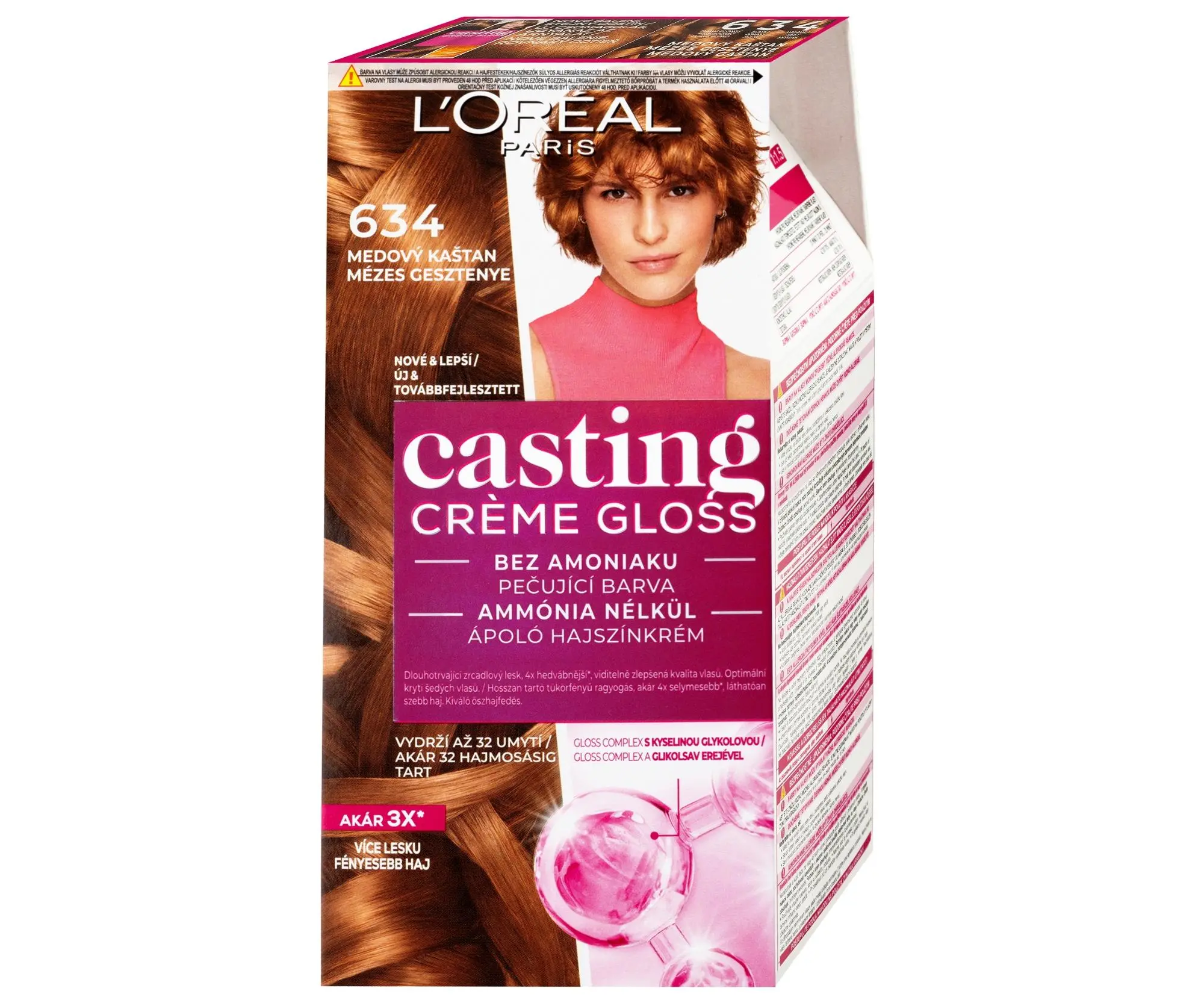 L'Oréal Paris Casting Creme Gloss barva na vlasy 634 Marron