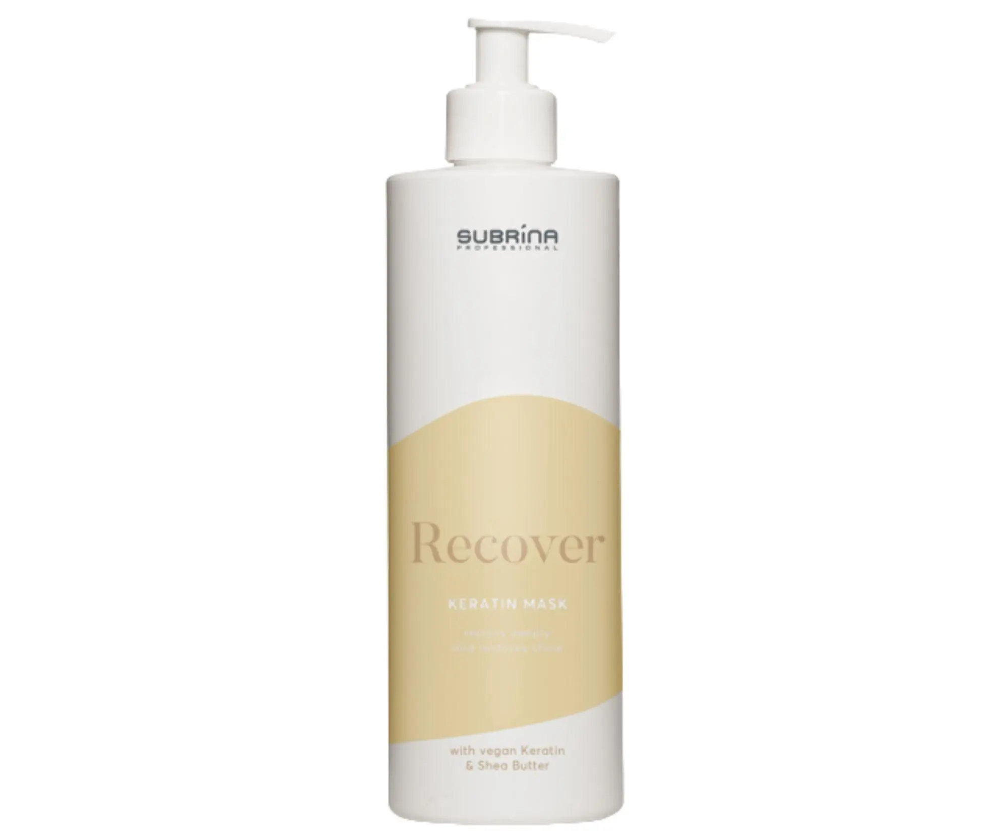 Regenerační keratinová maska pro suché a poškozené vlasy Subrina Professional Recover Keratin Mask - 450 ml + dárek zdarma