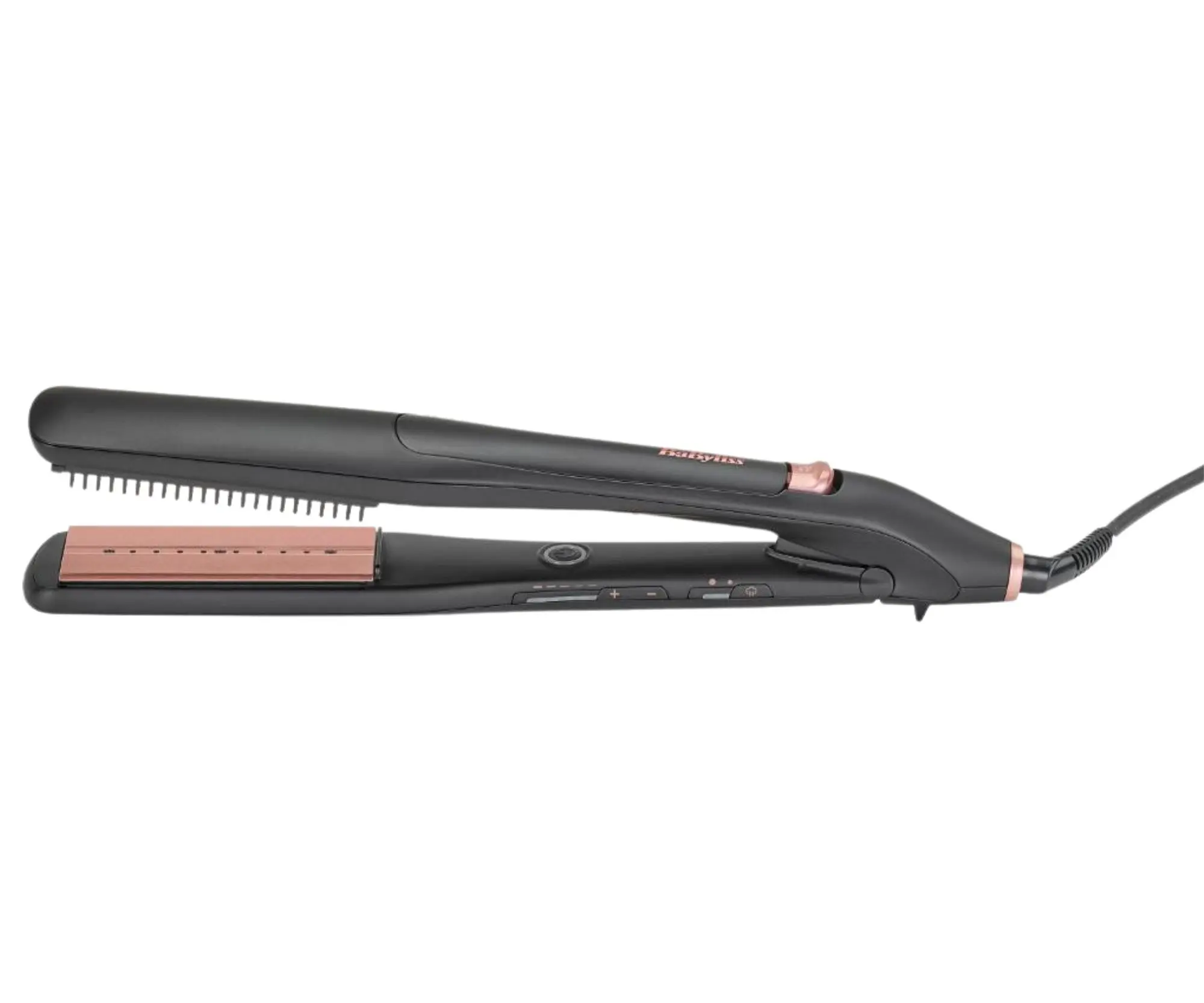Parní žehlička na vlasy BaByliss Steam Luxe Styler ST596E - černá + dárek zdarma