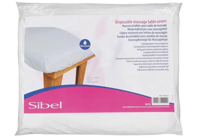 Jednorázové voděodolné prostěradlo Sibel 10 ks - 193x91x15cm (7420219) + dárek zdarma