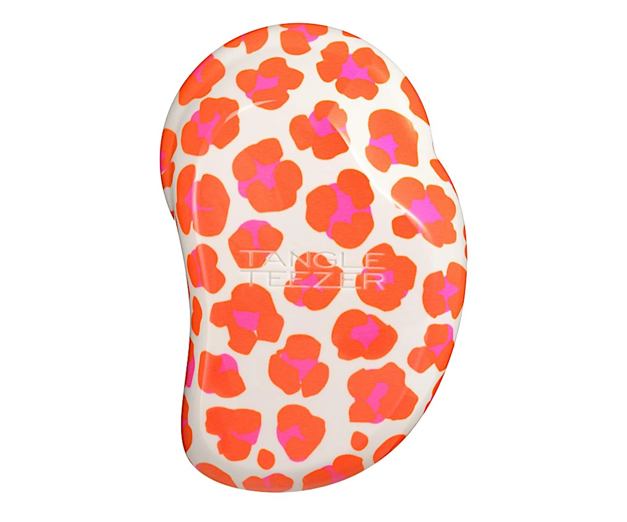 Kartáč na rozčesávání vlasů Tangle Teezer Original Mini Leo Orange - bílo-oranžový + dárek zdarma