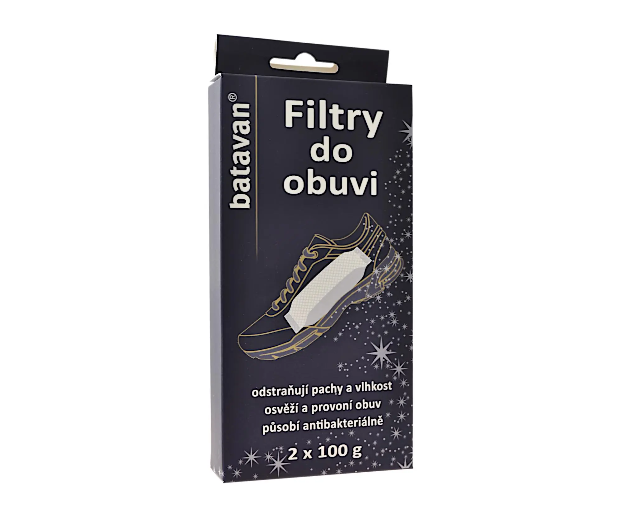 Filtry k osvěžení a provonění obuvi Batavan - 2 x 100 g + dárek zdarma