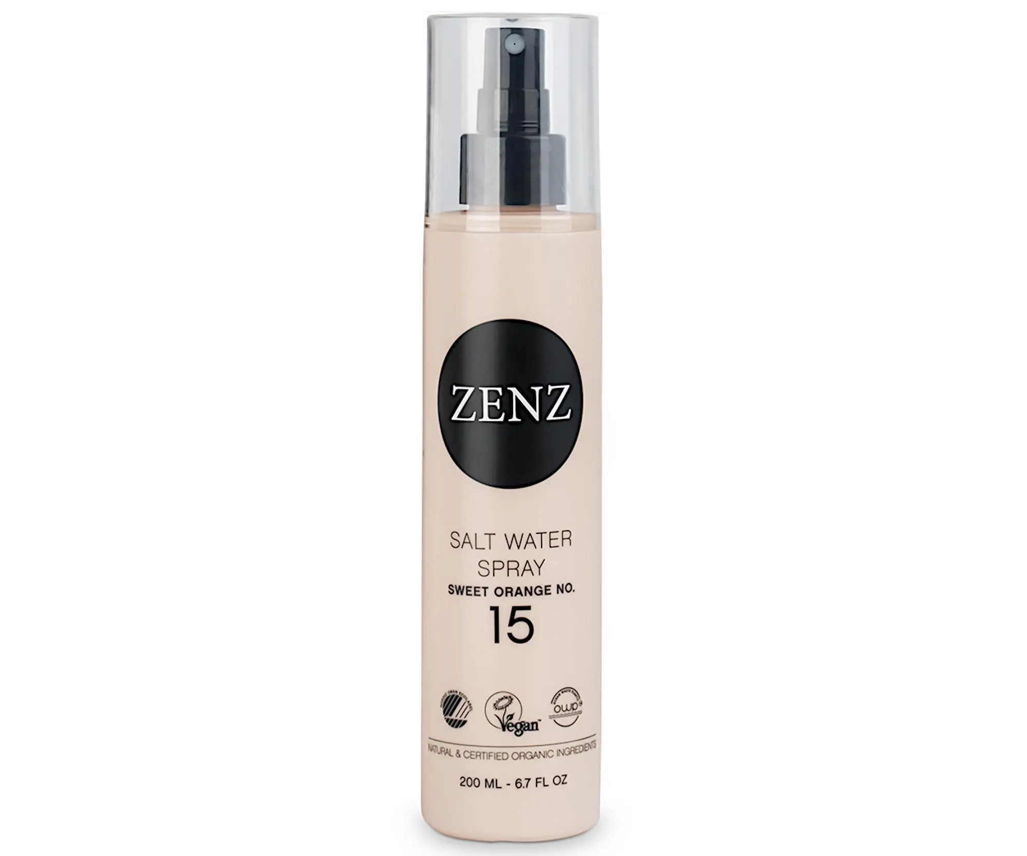 Sprej s mořskou solí pro objem a texturu vlasů Zenz Sea Salt Spray Sweet Orange No. 15 - 200 ml + dárek zdarma