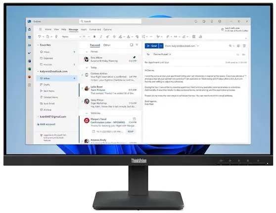 Lenovo ThinkVision/S24e-4e/23,8"/IPS/FHD/100Hz/4ms/Černá/3R