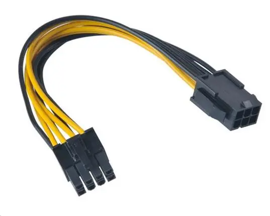 AKASA - PCIex 6-pin na ATX12V 8-pin adaptér