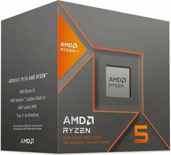 AMD cpu Ryzen 5 8600G AM5 Box (6core, 12x vlákno, 2MB,65W,AM5, AMD Radeon 760M Graphics), chladič Wraith Stealth