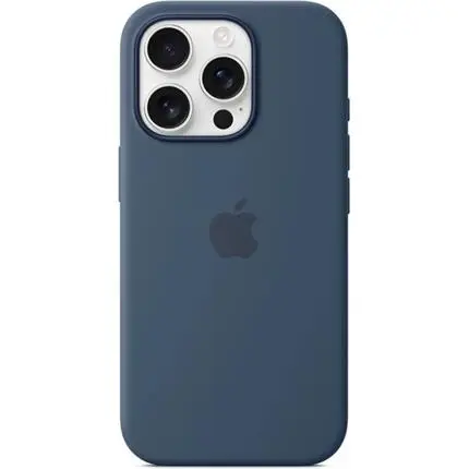 Apple silikonový kryt s MagSafe na iPhone 16 Pro denimový