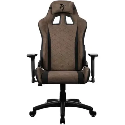 AROZZI AVANTI Soft Fabric herní židle hnědá
