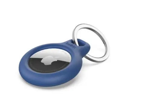 Belkin Secure holder pouzdro na AirTag s kroužkem modré