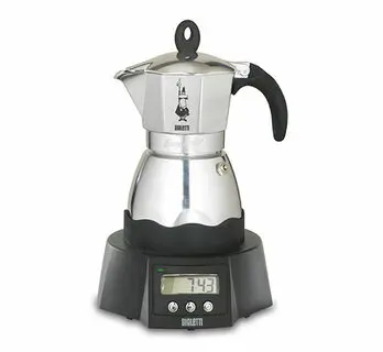 Bialetti MOKA Easy Timer konvička na 6 šálků stříbrná