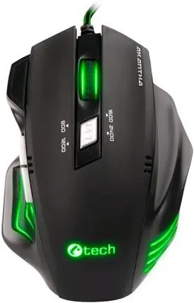 C-TECH AKANTHA GM-01G herní myš černá