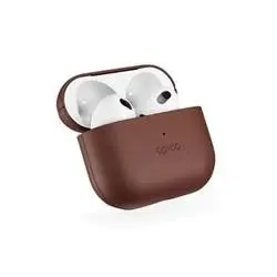 Pouzdro pro AirPods 4 z pravé kůže Epico Leather Case - hnědé