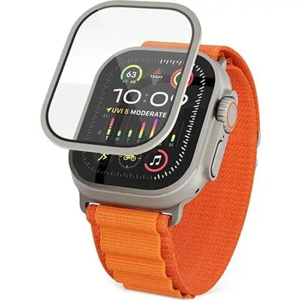 Epico Safírové sklo s titanovým rámem Apple Watch Ultra 2 49mm