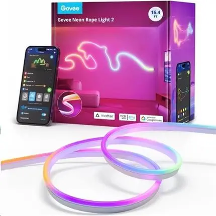 Govee Neon 2 MATTER ohebný LED pásek RGBIC, 5m