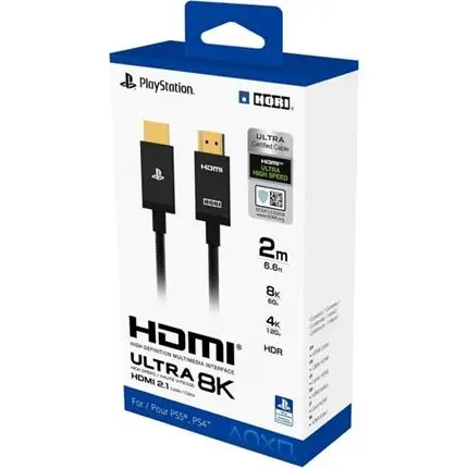 Hori 8K Ultra High Speed HDMI kabel 2.1 pro PS5 2m