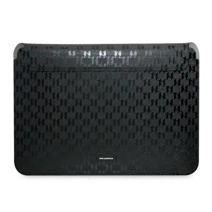 Karl Lagerfeld Saffiano Monogram Computer Sleeve 13 & 14" černá