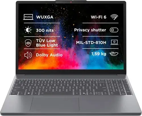 Lenovo IdeaPad Slim 3 15IRH10 Luna Grey (83K100DGCK)