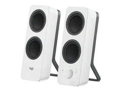 Logitech Z207 - Reproduktory - pro PC - 2.0 kanál - bezdrátový - Bluetooth - 5 Watt (celkem) - bílá