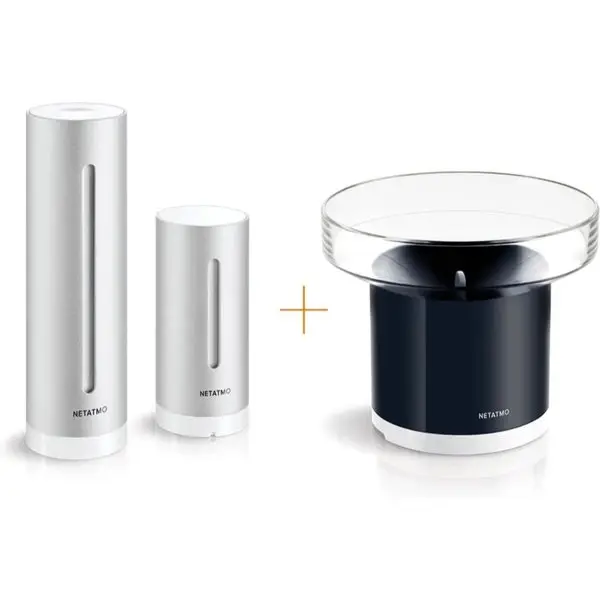 Netatmo - Meteostanice Weather Station, Rain Gauge, černá/stříbrná NBU-NWS-NRG