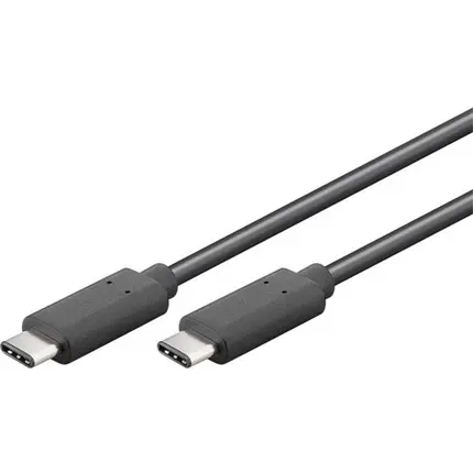 PremiumCord USB-C/USB-C napájecí kabel 10W 0,5m černý