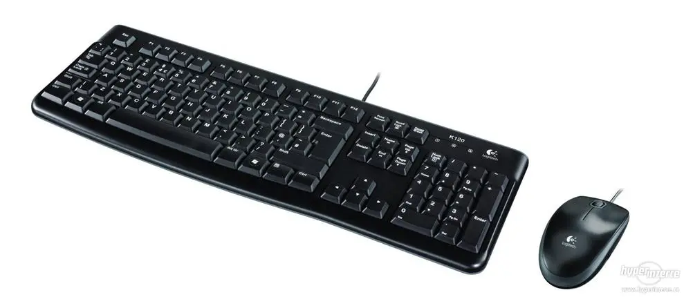 PROMO set Logitech Desktop MK120, drátový, USB, US