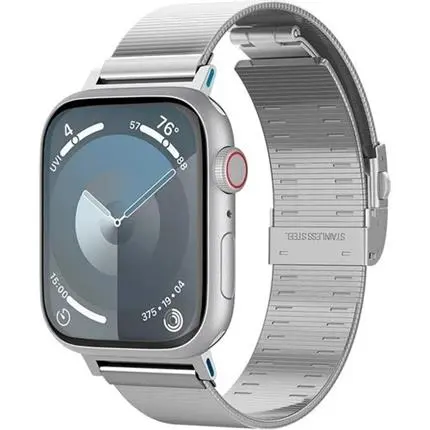 Spigen Sleek Link řemínek Apple Watch 41mm/40mm/38mm stříbrný